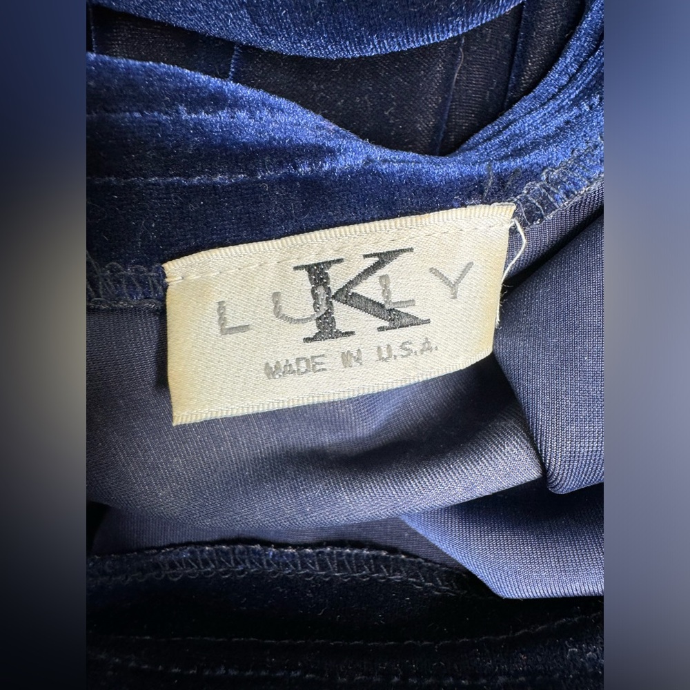 π Luly K Velvet Vintage Dress π - Picture 6 of 6